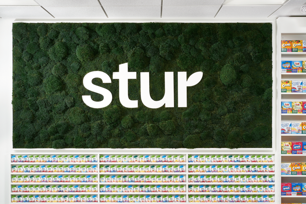 Biophilic Design Moss Wall in A corporate Office